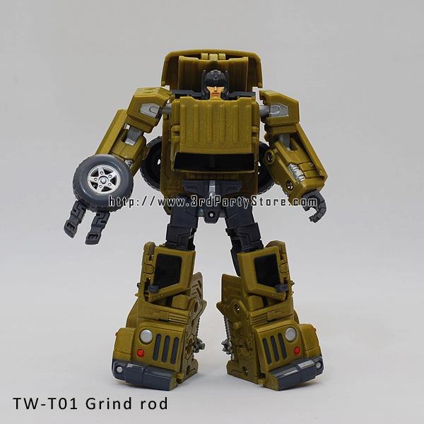 Toy World TW T01 Grind Rod Figure Homage To G1 Rollbar Images  (5 of 10)